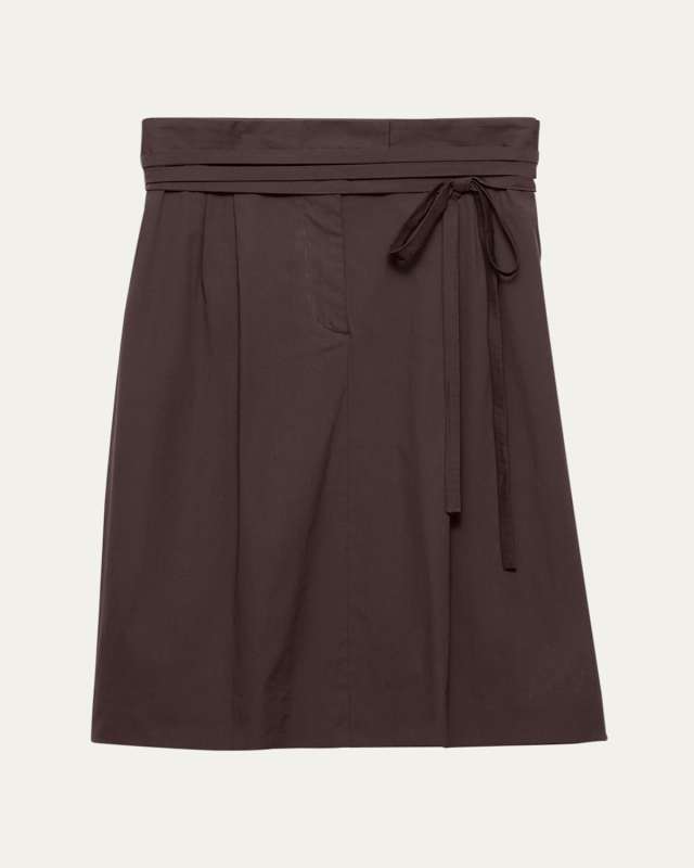 Poplin Poplin Wrap Skirt